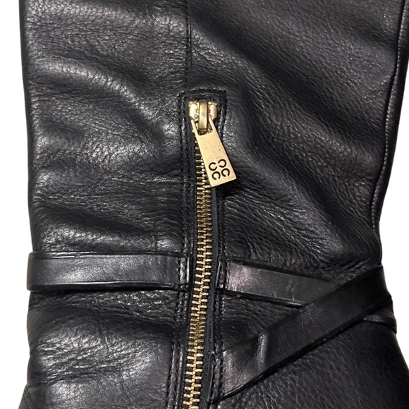 Coach Leather Tall Wedge Boots - Picture 5 of 10